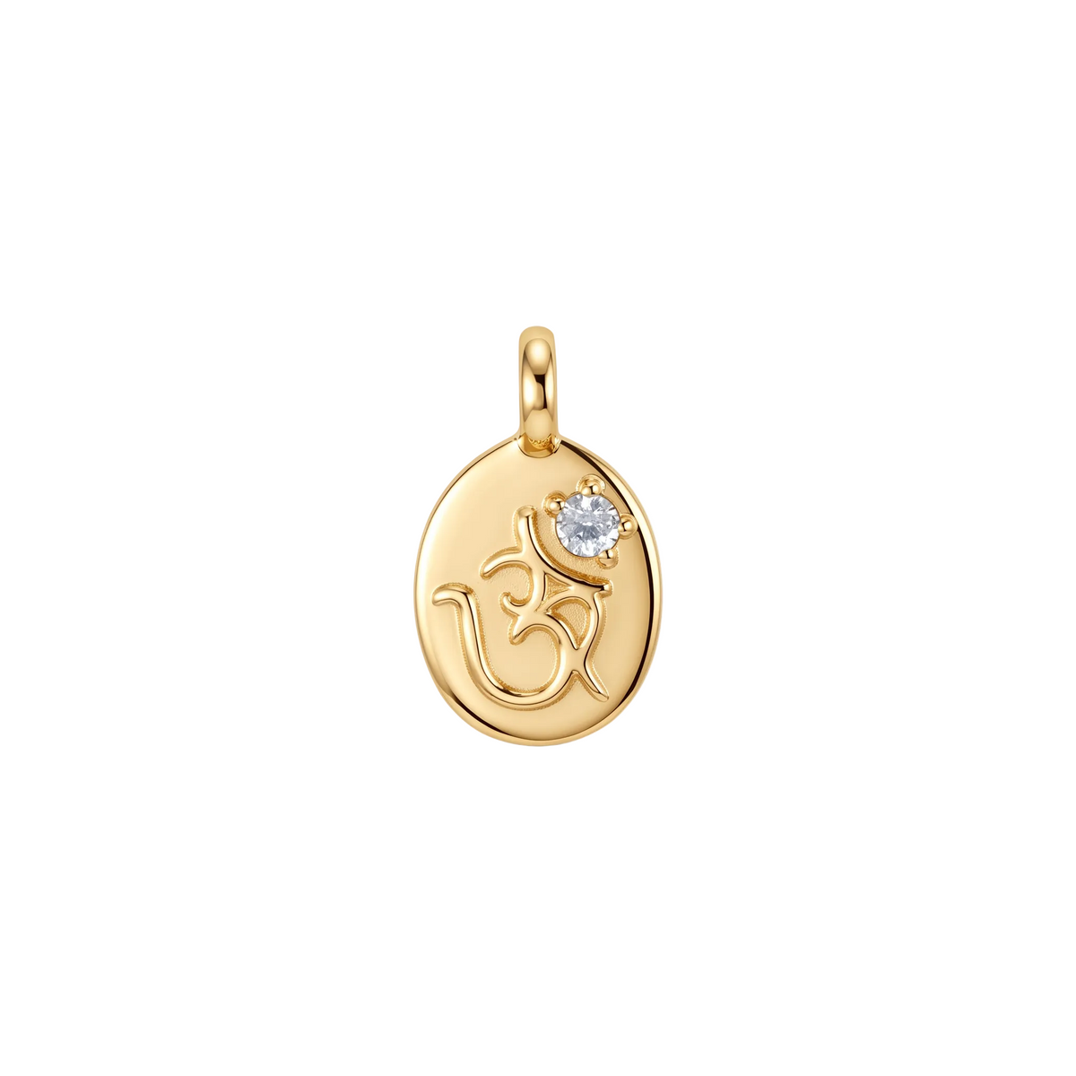 Přívěsek Zlatý symbol Óm