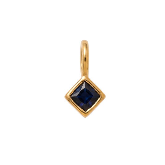 Přívěsek Zirconia Square Sapphire