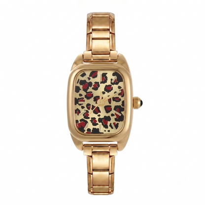 Zlaté vintage 'Leopard Glam'