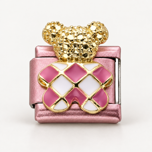 Prívesok Károvaný medvedík
