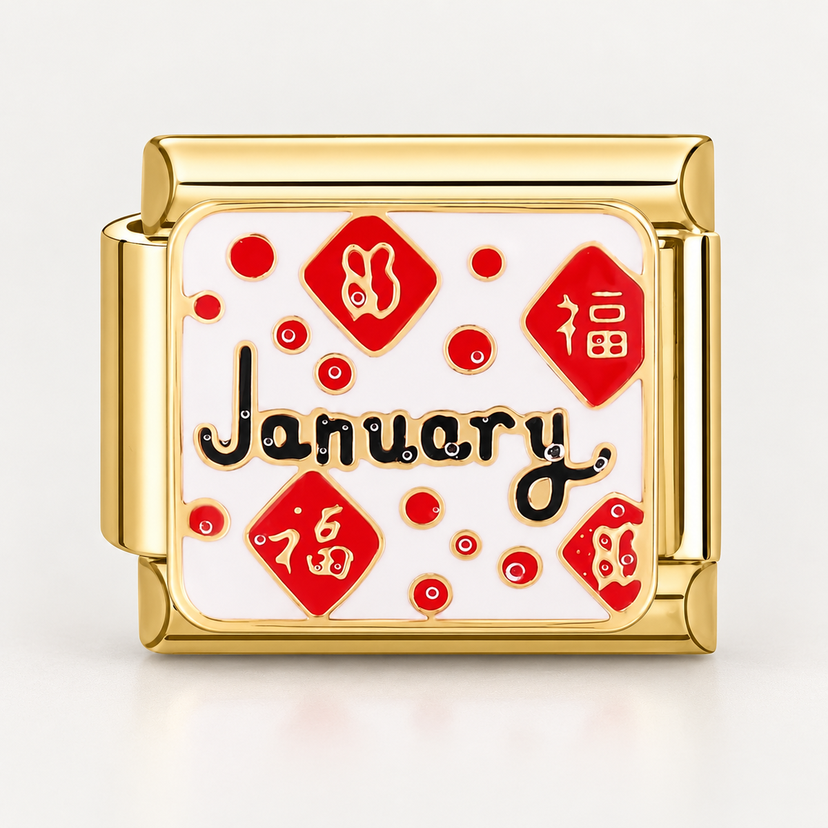 Zlatý prívesok Magický Január