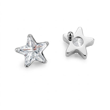 Titanový labret 'Crystal Star'